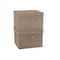 Household Essentials Canvas Storage Boxes with Lids, 2ct.